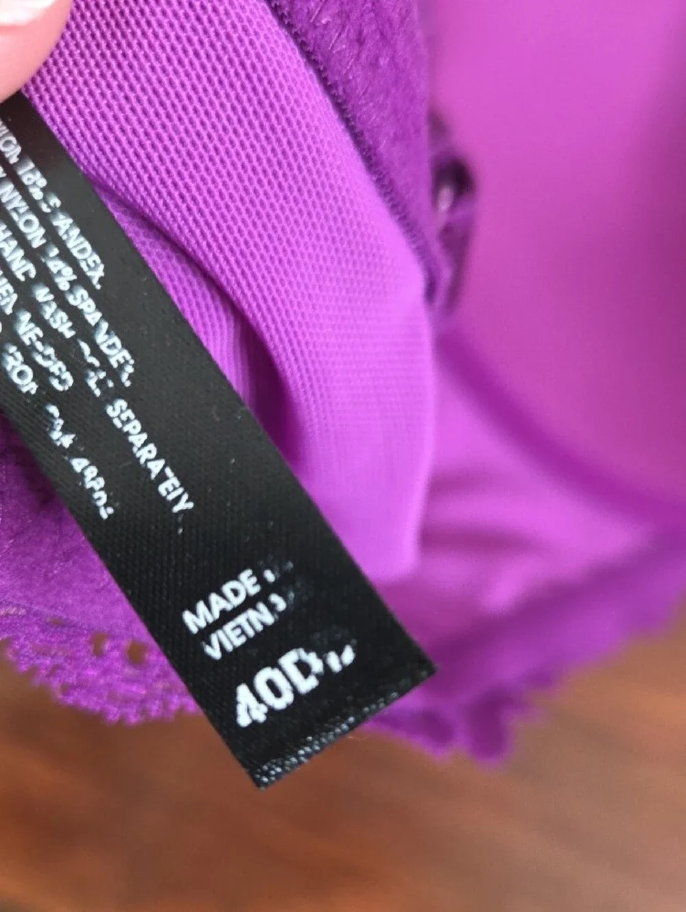torrid Purple Lace XO Ultra Plunge Push-Up Bra